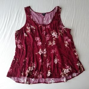 Torrid Floral Sleeveless Top